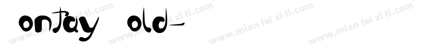 Sontay Bold字体转换